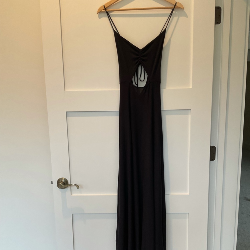 Blue Life brand New Maxi Dress Ties In Back.